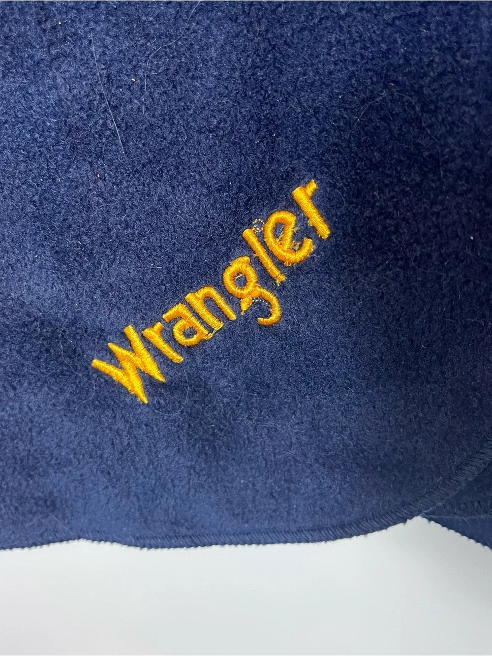 Wrangler Fleece Blanket Throw Backpack Bag 48x58 Navy Drawstring‎ Picnic Park